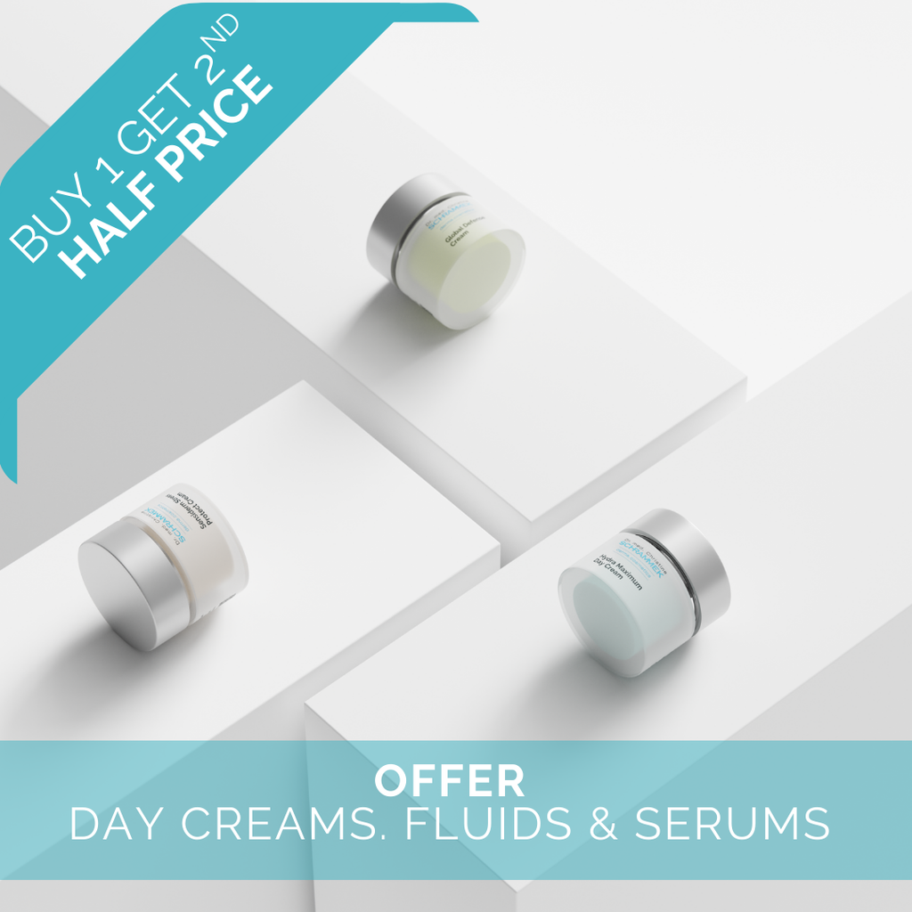 BUY 1 GET 50% OFF - DAY CREAMS & SERUMS