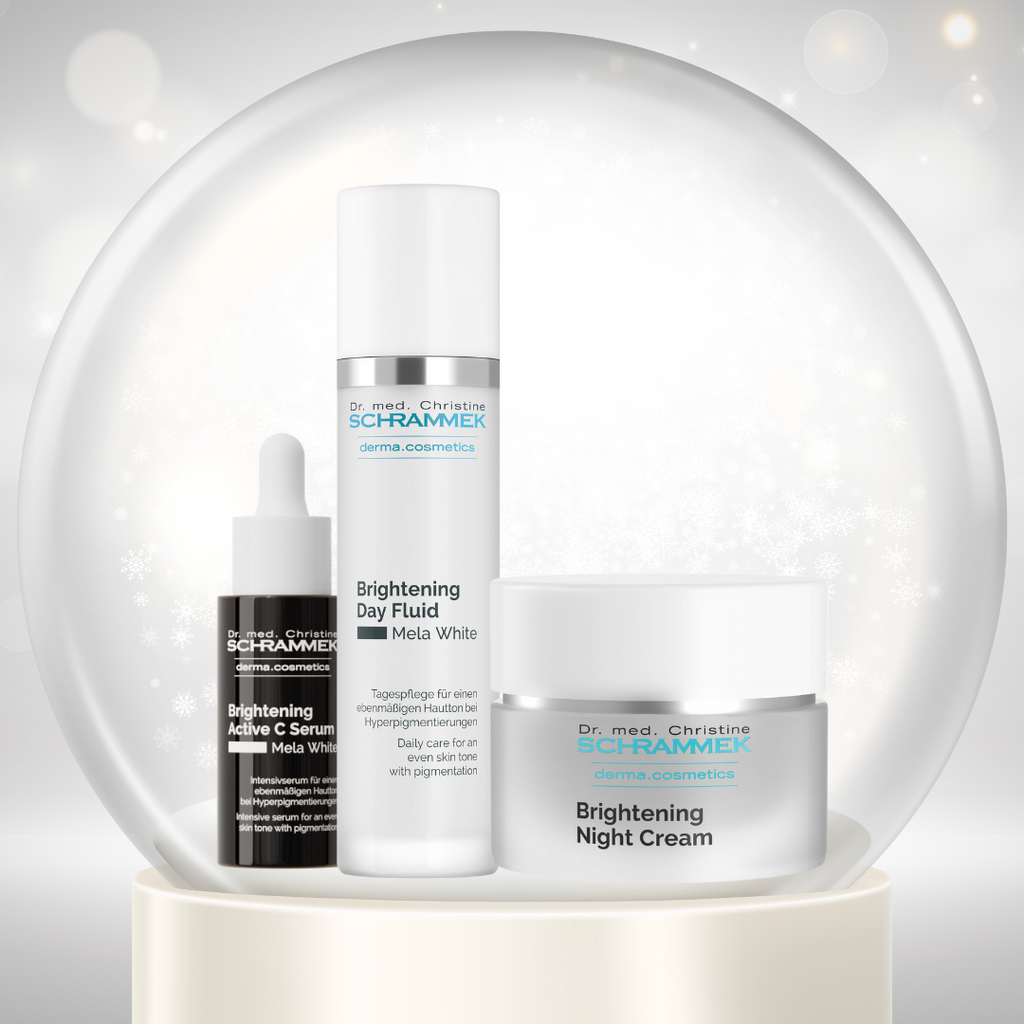Mela Brightening Christmas Gift Set - Free Brightening Active C Serum