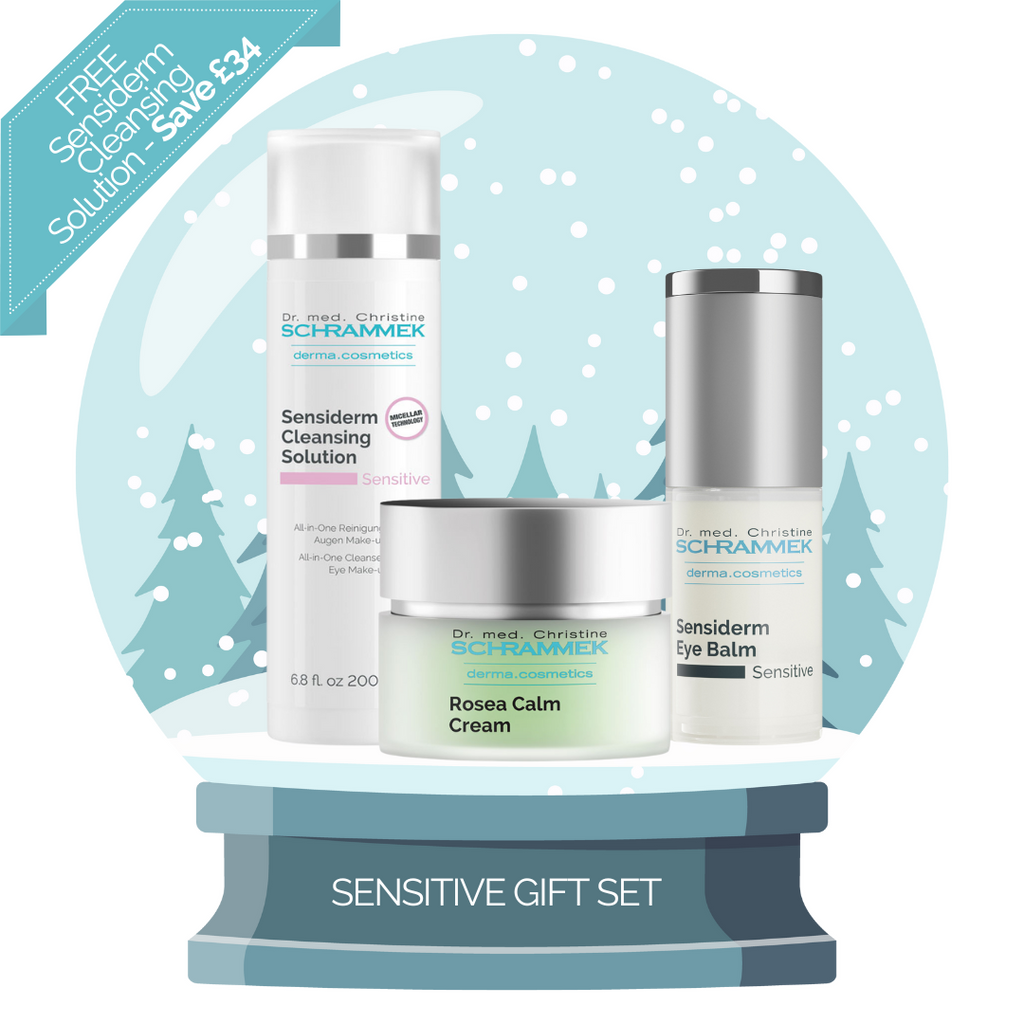 Rosea Calm Christmas Gift Set - Sensiderm Cleansing Solution