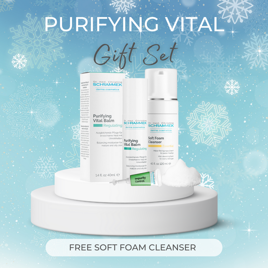 Purifying Vital Christmas Gift Set - Free Soft Foam Cleanser